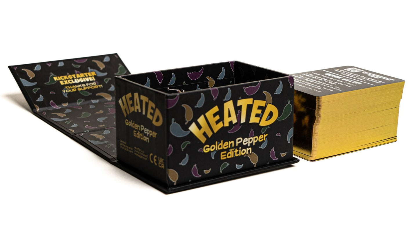 HEATED Card Game - Limited Golden Pepper Edition